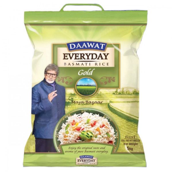 DAAWAT EVERYDAY GOLD BASMATI RICE 4 x 5KG